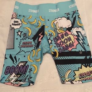 Like new printed bike shorts!